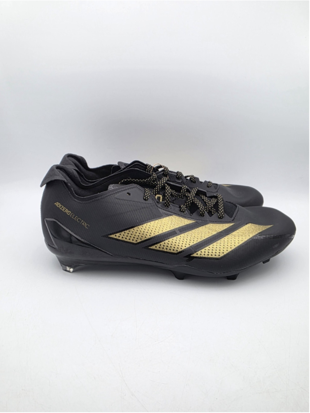 Adidas Adizero Electric Football Cleats Black Gold IH5985 Men's Size 13 NWT